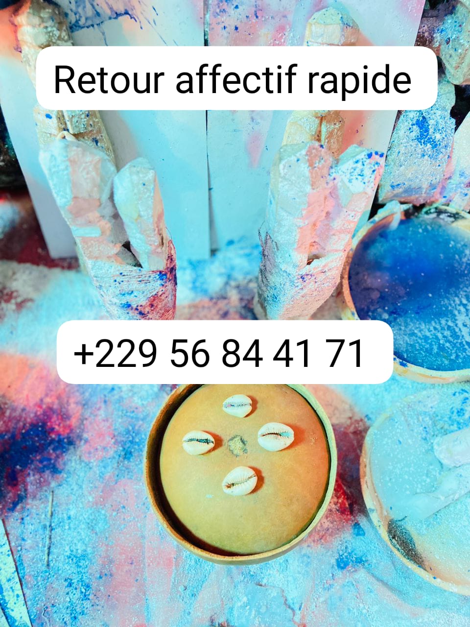 Retour de l'être aimé rapidement Tél +229 56 84 41 71
