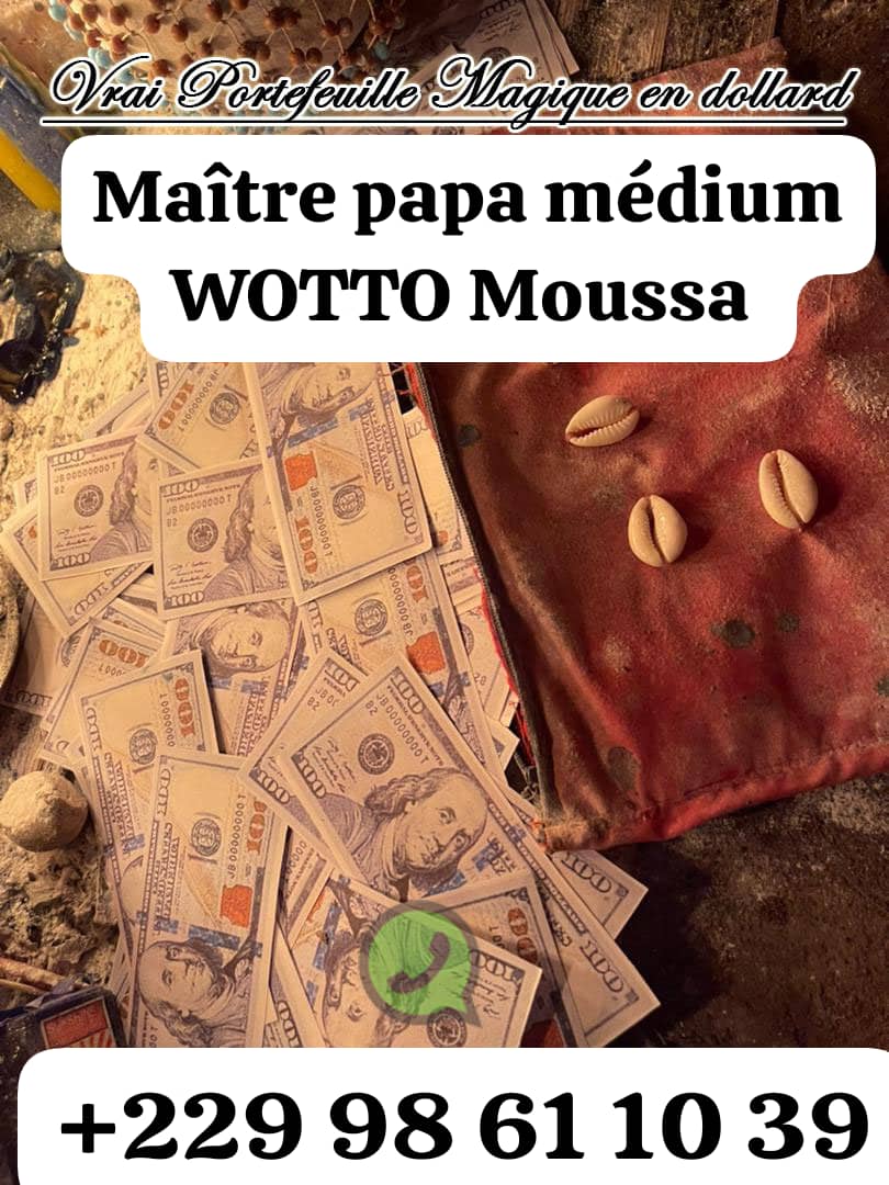 Explication du vrai portefeuille magique +229 98 61 10 39 (bedou magique)