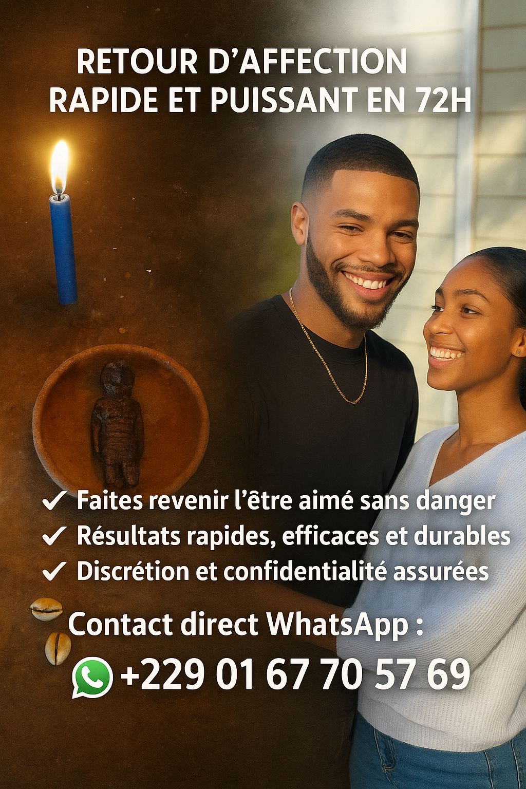 Retour affectif immédiat puissant et efficace – Solution garantie