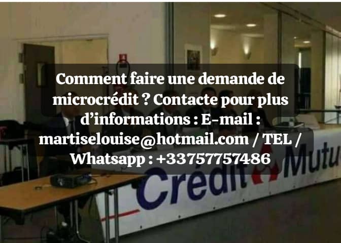 Opportunités financières pour tous service : martiselouise@hotmail.com / WhatsApp : +33757757486