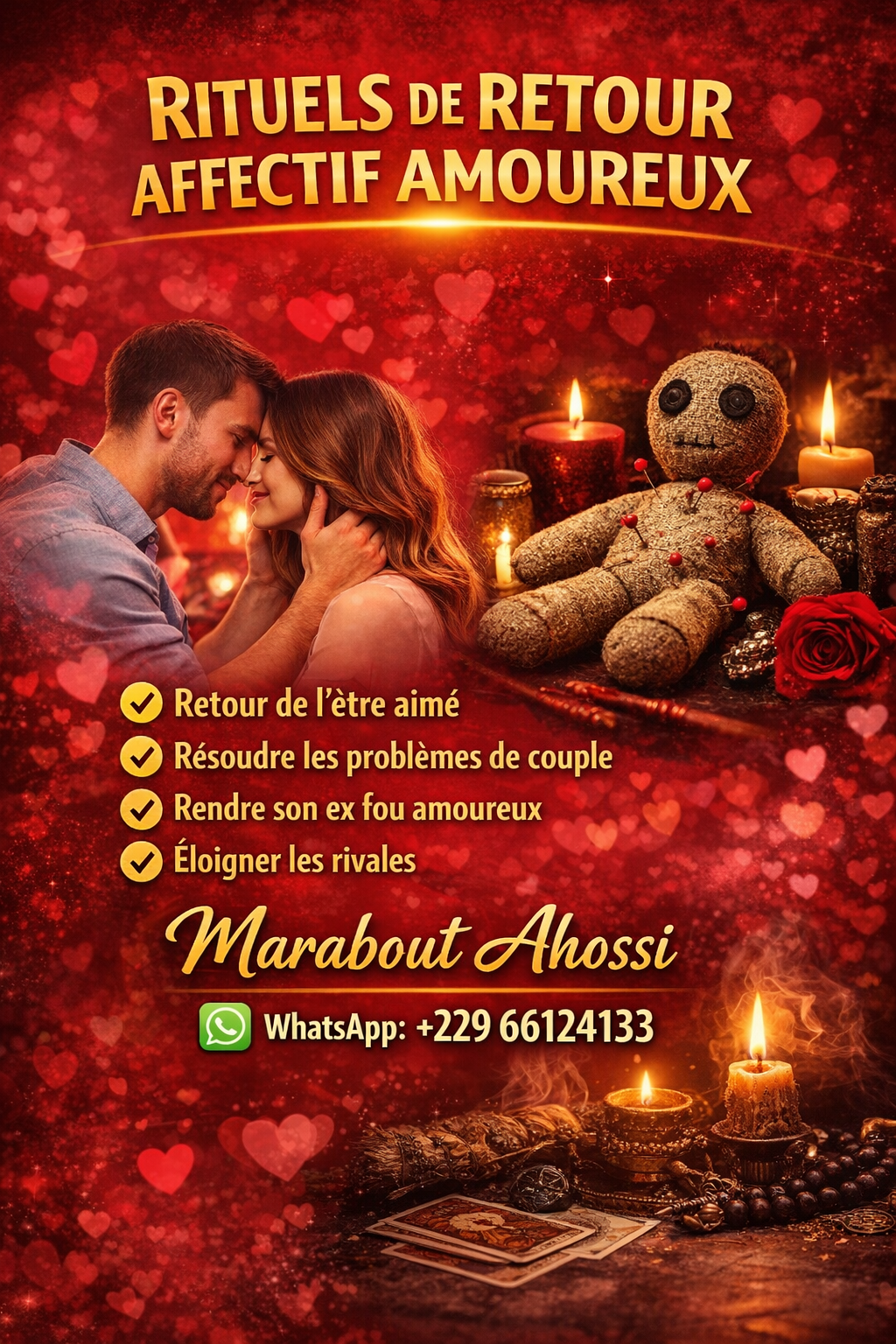 Comment faire revenir son ex rapidement. Tél :+22966124133