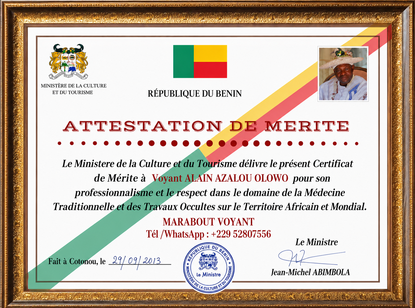éloigner un rival amoureux +22952807556